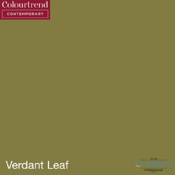 Colourtrend Contemporary Ceramic Matt Paint Verdant Leaf Colour 1 Litre