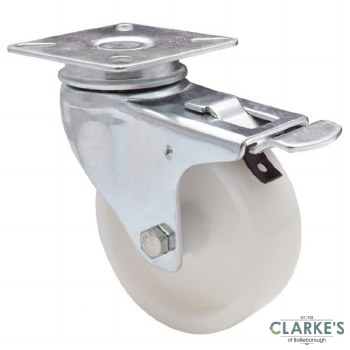 Wgner Equipment Swivel Castor Wheel with Brake 75mm