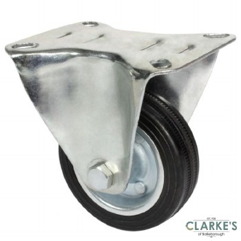 Wagner Fixed Castor for Transport Equipment 80mm