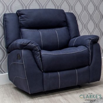 Walton Recliner Armchair Denim