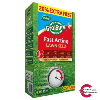 Gro Sure Fast Acting Lawn Seed 390g