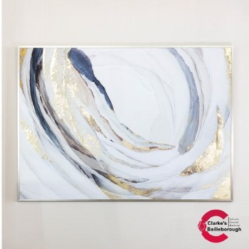 Whirls - Framed Wall Art 122x88cm