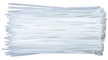 PowerMaster White Cable Ties 300 x 4.8mm