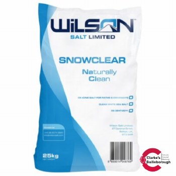 Wilson Snowclear De-Icing Salt 25kg