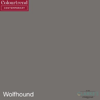 Colourtrend Contemporary Ceramic Matt Paint Wolfhound Colour 1 Litre
