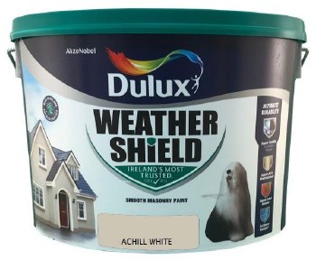 Dulux Weather Shield Achill White 10Ltr