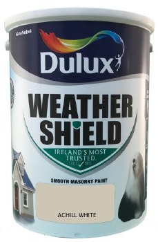 Dulux Weather Shield Achill White 5Ltr