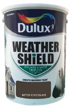 Dulux Weather Shield Bitter Chocolate 5Ltr