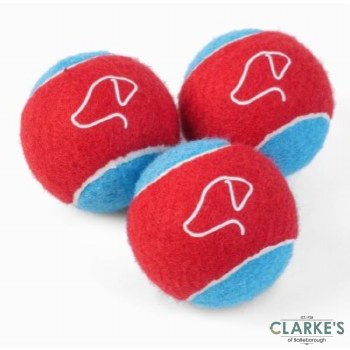 Mini Power Pooch Tennis Balls 5cm Pack of 3