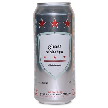 3 Stars Ghost White IPA 12oz 6pk Cans