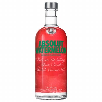 Absolut Watermelon Flavored Vodka 750ml