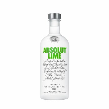 Absoulut Lime Vodka 750ml