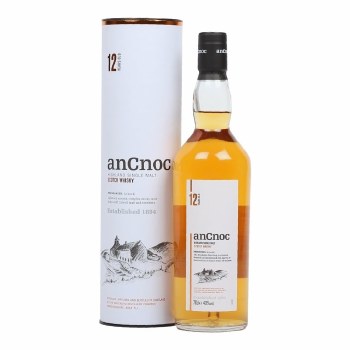 Ancnoc 12 Years Highland Single Malt Scotch Whiskey 750ml