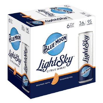 Blue Moon Light Sky 12oz 6pk Cans