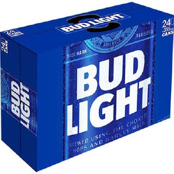 Bud Light Suitcase 24pk Cans