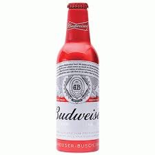 Budweiser Aluminium Single or 8pk 16oz Bottles