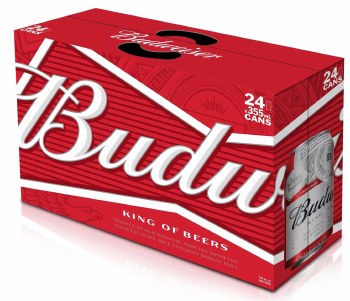 Budweiser Suitcase 24pk Cans