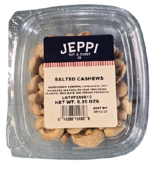 Jeppi Salted Cashews