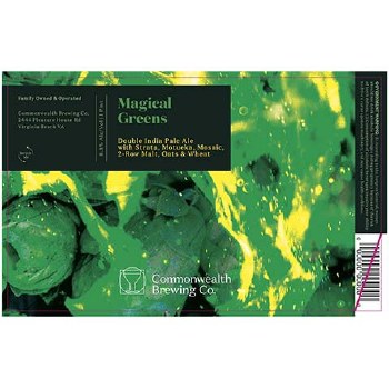 Commonwealth Brewing Magical Greens DIPA 4pk Cans