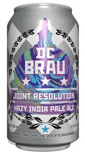 DC Brau Joint Resolution Hazy IPA 6pk Cans