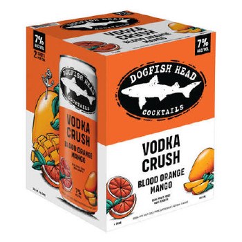 Dogfish Vodka Crush Blood Orange 4pk Cans