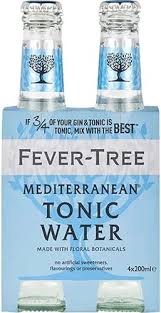 Fever Tree Mediterranean Tonic Water 4pk Bottles