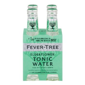 Fever Tree Elderflower Tonic 4pk Bottles