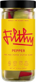 Filthy Pepper Stuffed Olives 8.5oz
