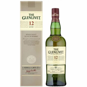 Glenlivet 12 Year Single Malt Whiskey 750ml