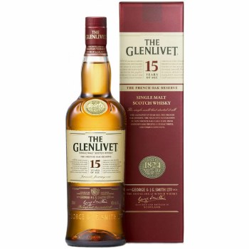Glenlivet 15 Year Single Malt Whiskey 750ml