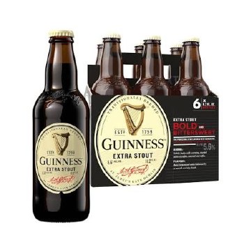 Guinness Extra Stout 6pk Bottles