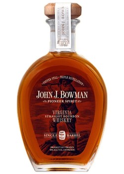John J Bowman Single Barrel Bourbon Whiskey 750ml