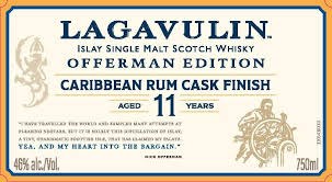 Lagavulin Offerman Edition Caribbean Rum Cask Finish 11 Years Single Malt Whiskey 750ml