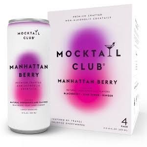 Mocktail Club Mannh Berry 4pk Cans