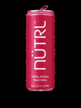 Nutrl Cranberry Seltzer 4pk Cans