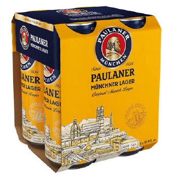 Paulaner Munich Lager 4pk 16oz Can