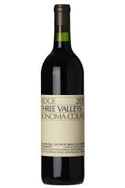Ridge Three Valley Sonoma County Zinfandel 750ml