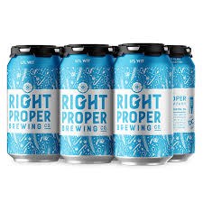 Right Proper Lil Wit 12oz 6pk Can