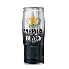 Sapporo Black Label Lager 22oz Can
