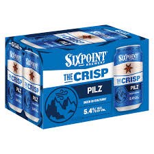Six Point Crisp Lager 12oz 6pkCan
