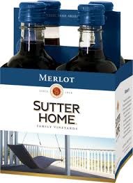 Sutter Home Merlot 4pk/Single