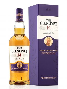 The Glenlivet Cognac Cask Finish 14 Year Single Malt Whiskey 750ml