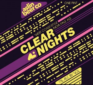 Aslin Clear Nights West Coast IPA 4pk Cans