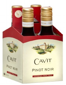 Cavit Pinot Noir 4pk 187mls