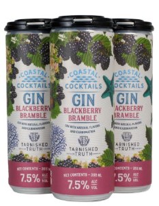 Coastal Cocktails Gin Blackberry Bramble 4pk Cans