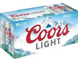 Coors Light 18pk Cans