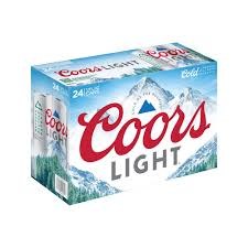 Coors Light Suitcase 24pk Cans