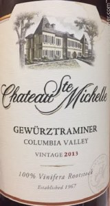 Chateau Ste Michelle Gewurztraminer 750ml