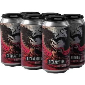 DC Brau Declaration Lager 6pk Cans