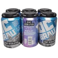 DC Brau Joint Resolution Hazy IPA 6pk Cans